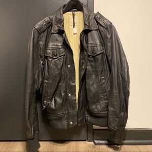 Diesel Genuine Leather Biker Jacket